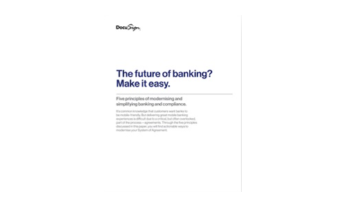 The Future of Banking? Make it easy